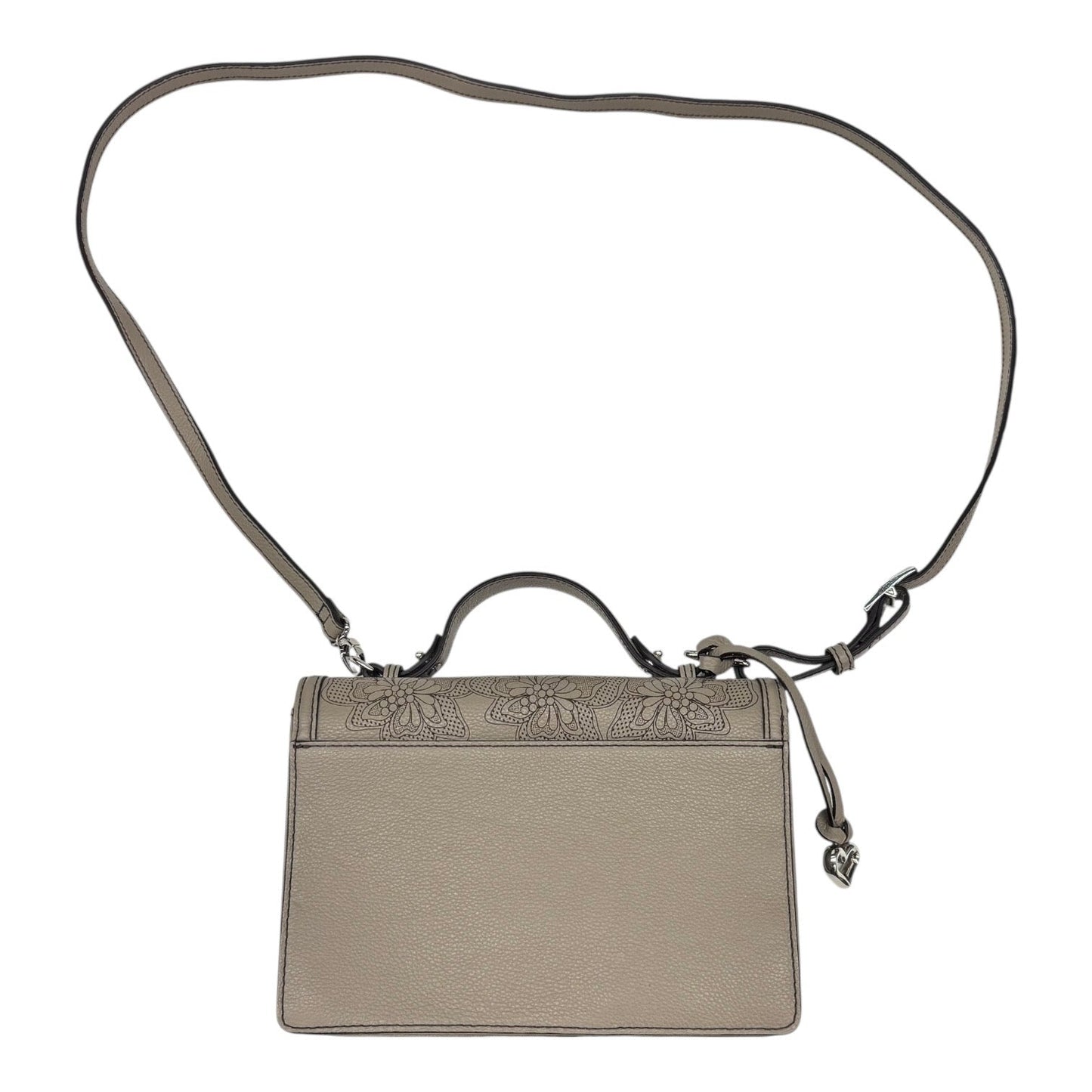Crossbody Leather By Brighton In Bronze, Size:Medium