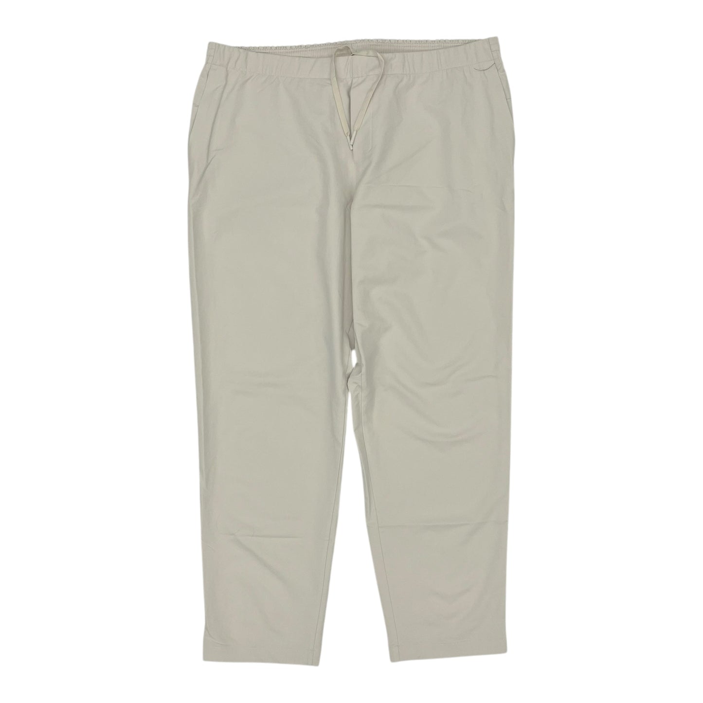 Athletic Pants By Lululemon In Cream, Size:Xxxl