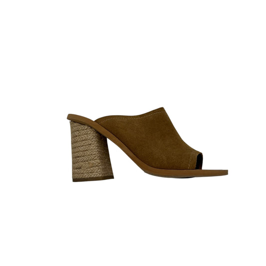 Sandals Heels Block By Dolce Vita In Brown, Size:7.5