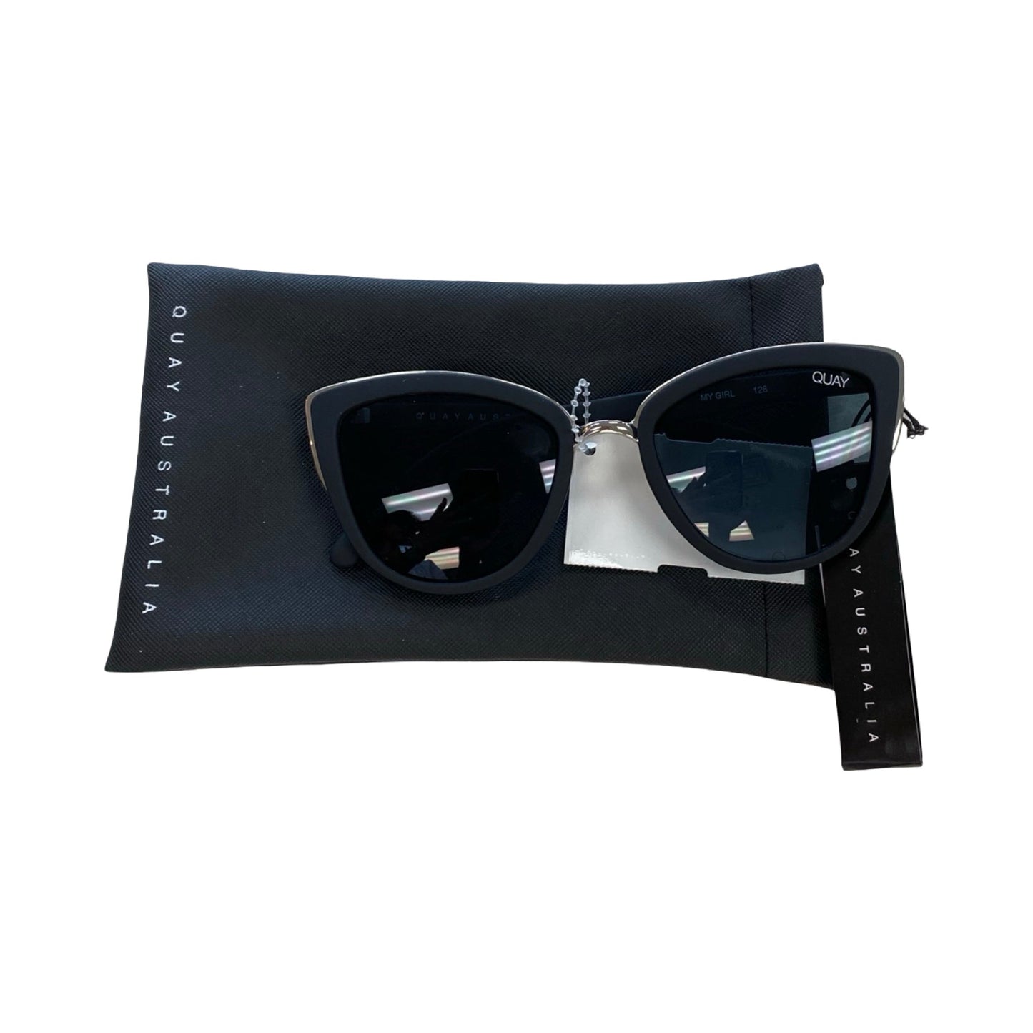 Sunglasses By Quay In Black, Size: