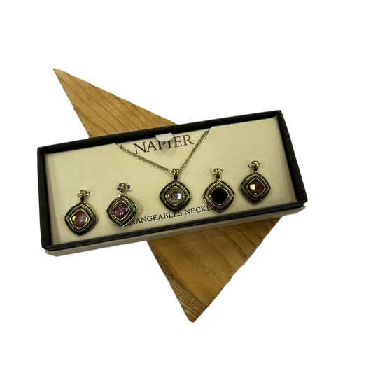 Necklace Charm By Napier, Size: 05 Piece Set