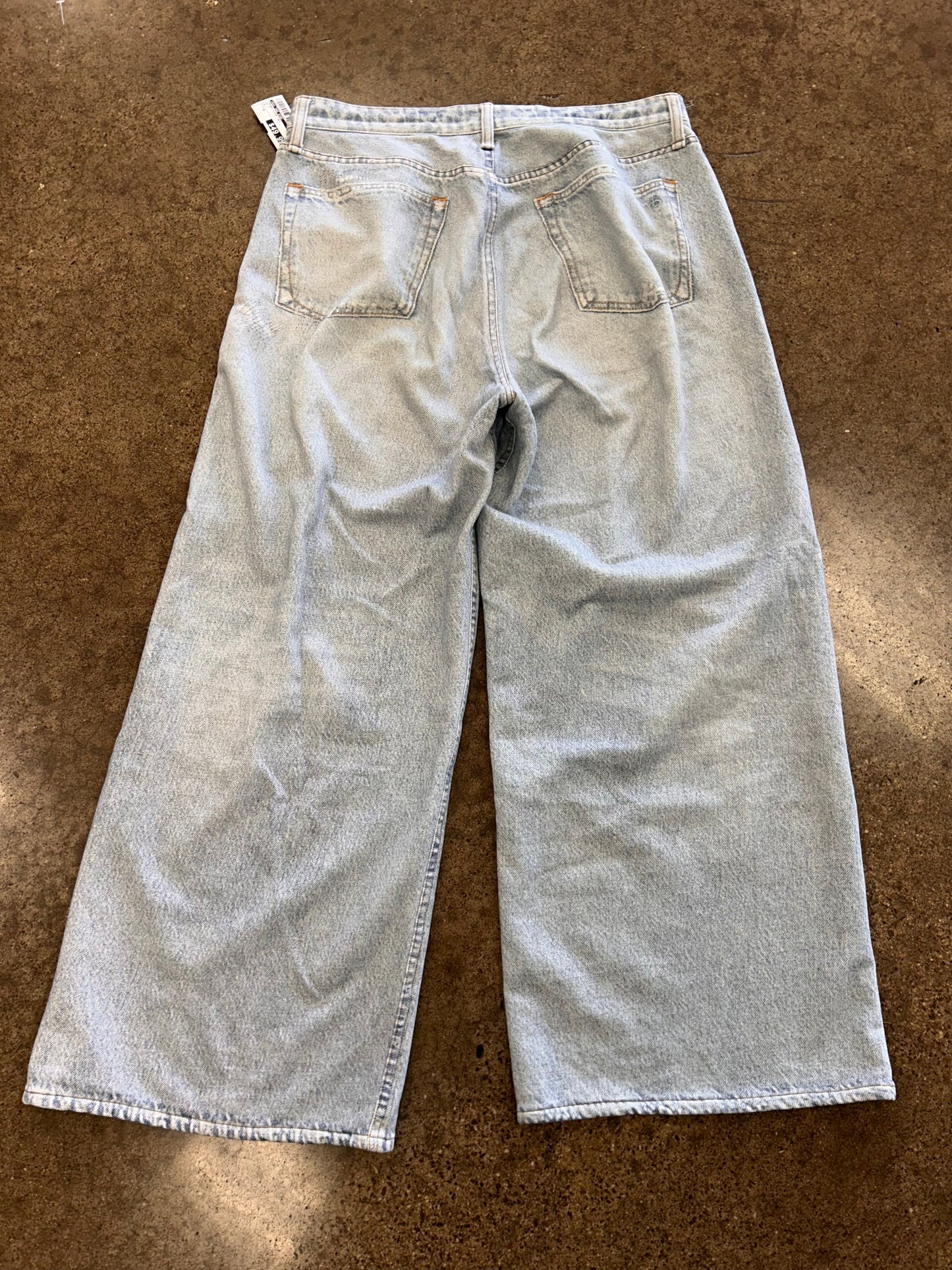 Jeans Wide Leg By Rag And Bone In Blue, Size:6