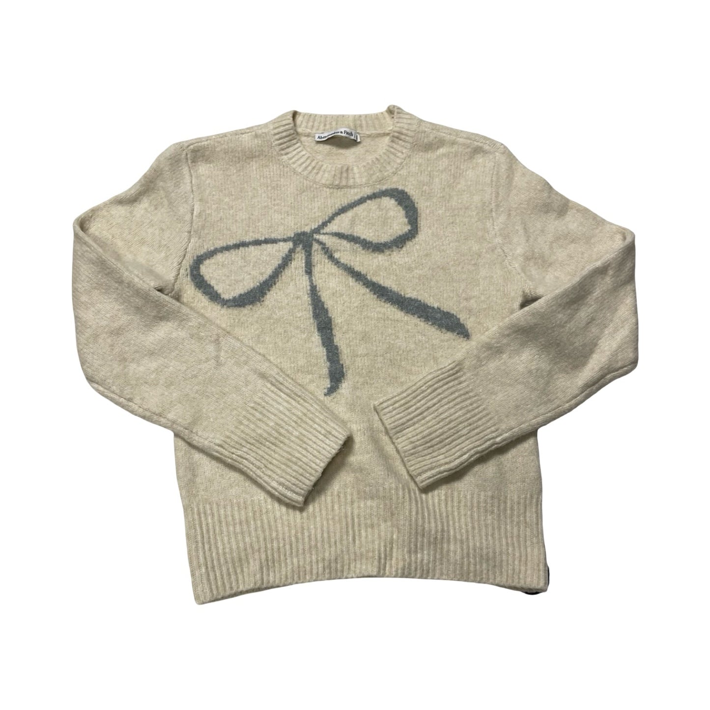 Sweater By Abercrombie And Fitch In Cream, Size:Xs