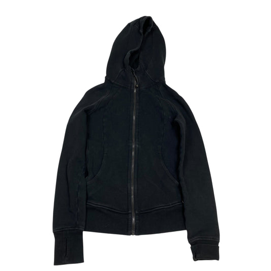 Athletic Sweatshirt Hoodie By Lululemon In Black, Size:Xs