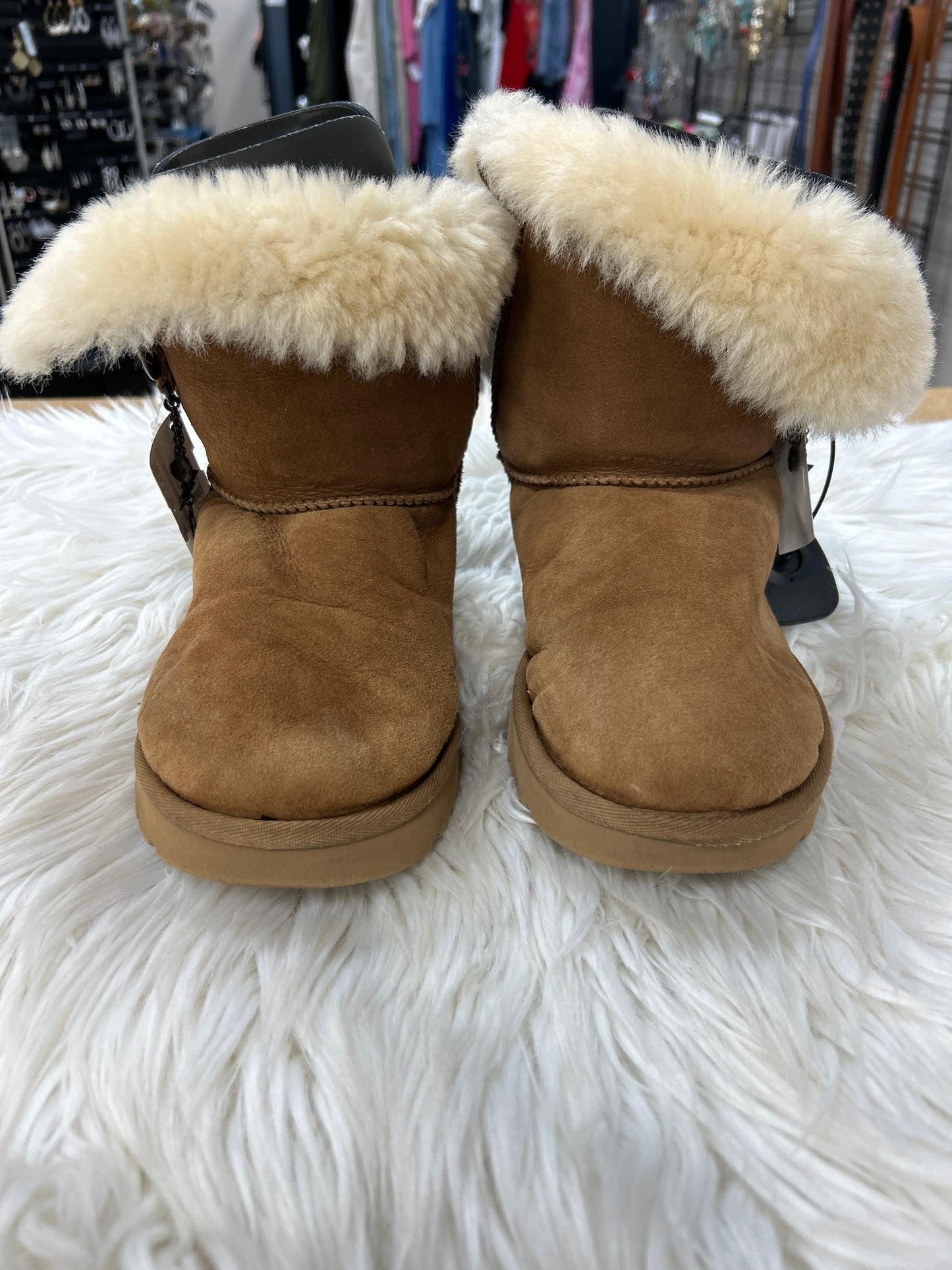Boots Designer By Ugg In Brown, Size:9