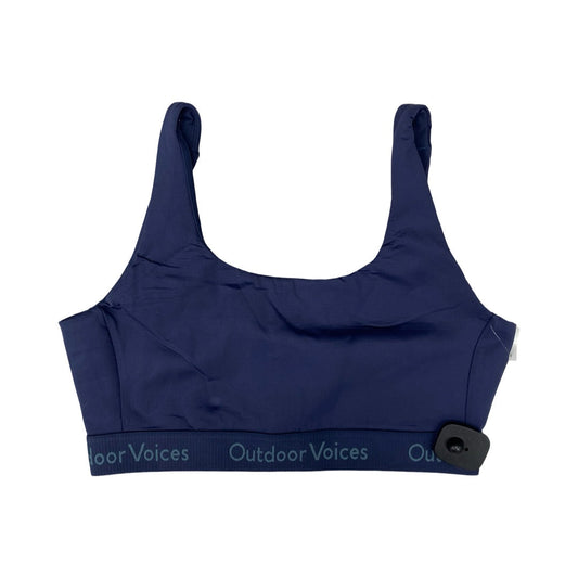 Athletic Bra By Outdoor Voices In Navy, Size:Xl