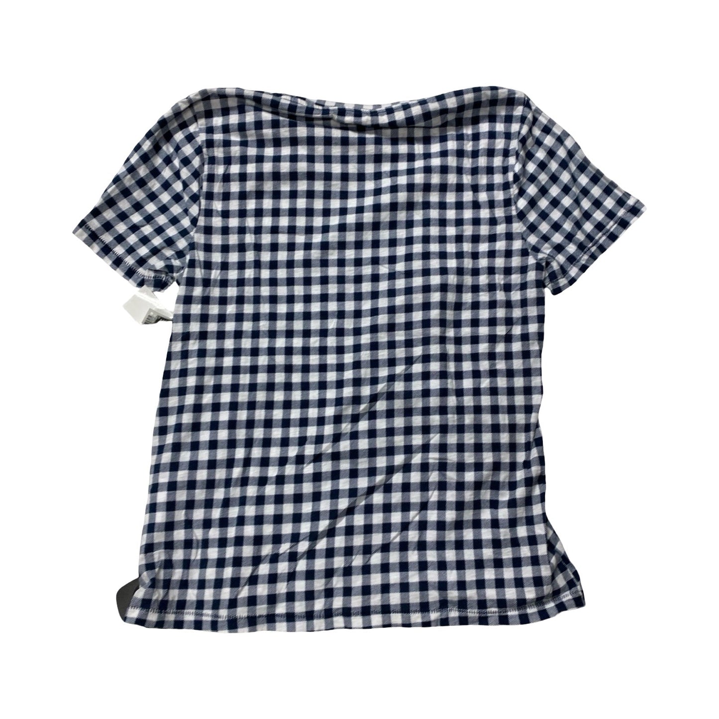 Top Ss By J. Crew In Blue & White, Size:M