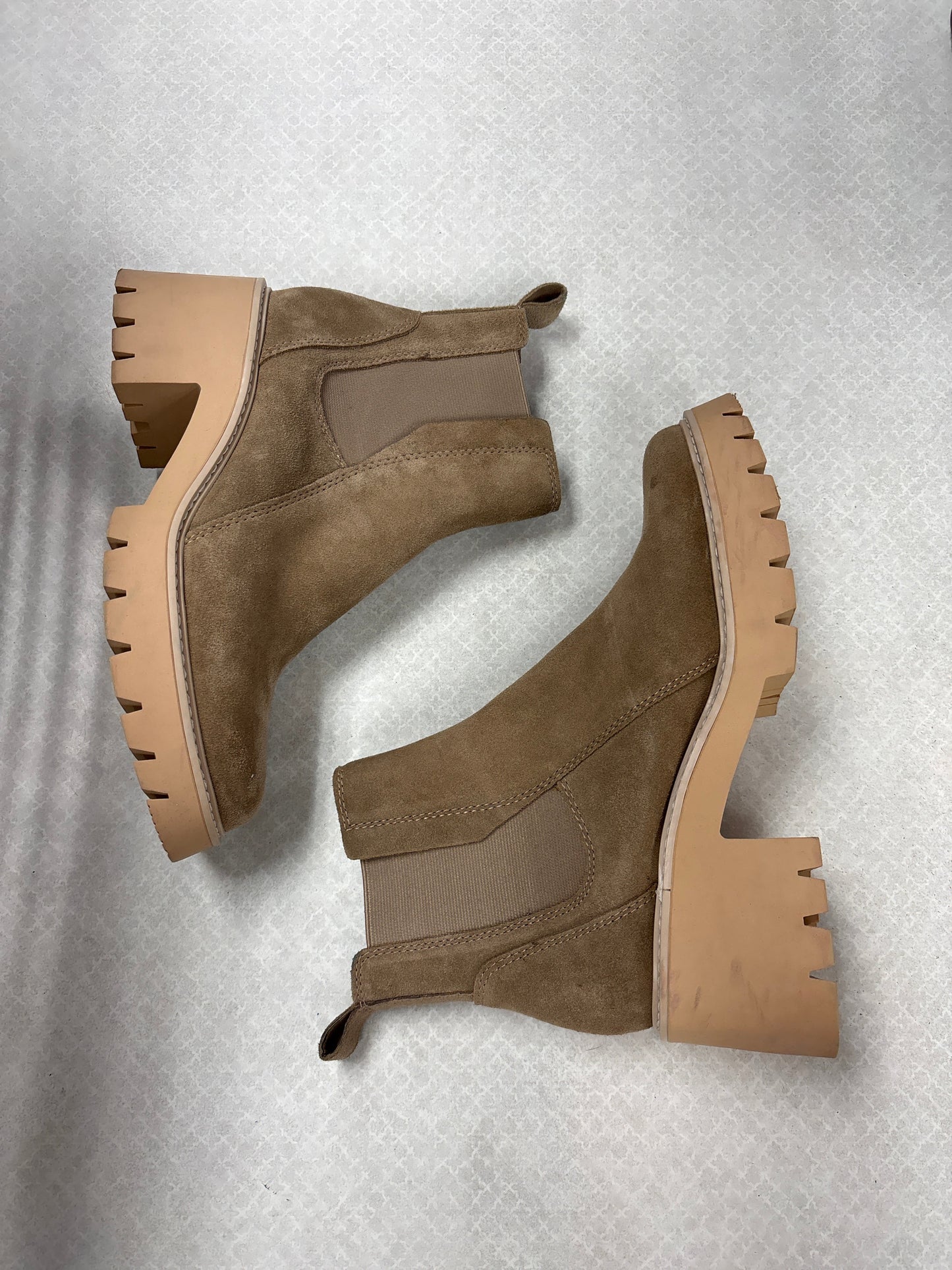Boots Ankle Heels By Dolce Vita In Tan, Size:8.5
