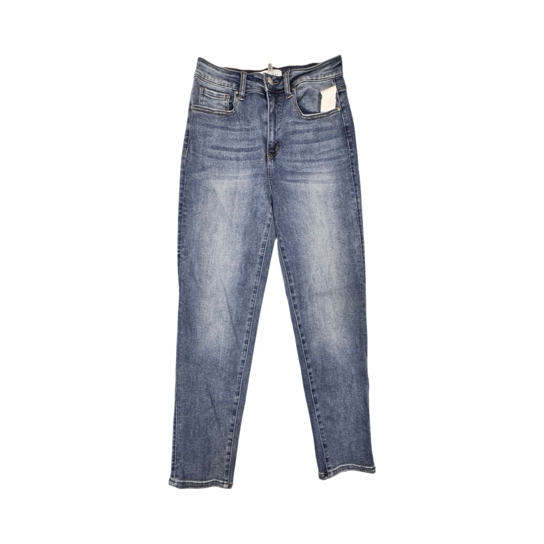 Jeans Straight By Risen In Blue Denim, Size:4