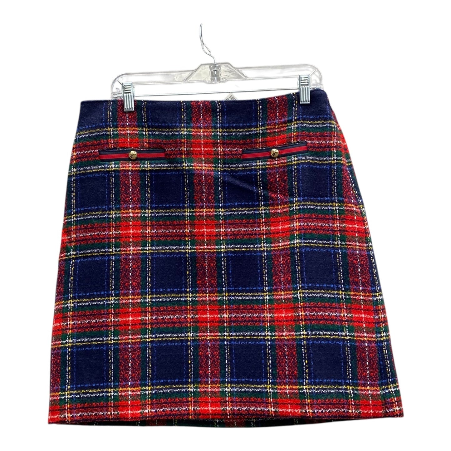 Skirt Mini & Short By Talbots In Blue & Red, Size:8