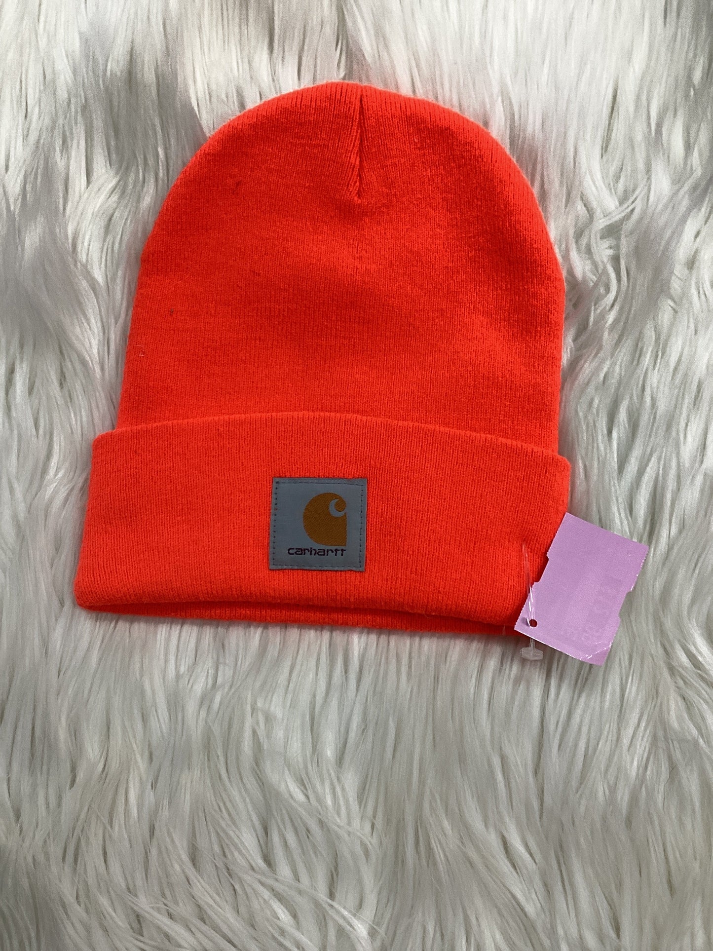 Hat Beanie By Carhartt In Orange