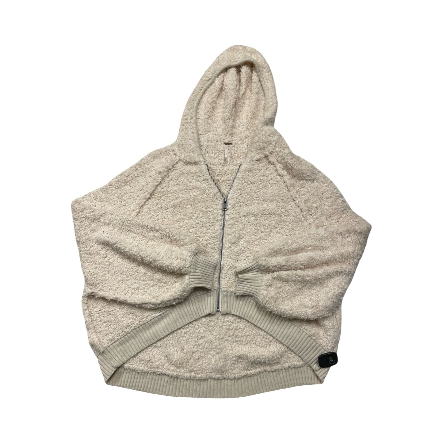 Sweater Cardigan By Free People In Tan, Size:M
