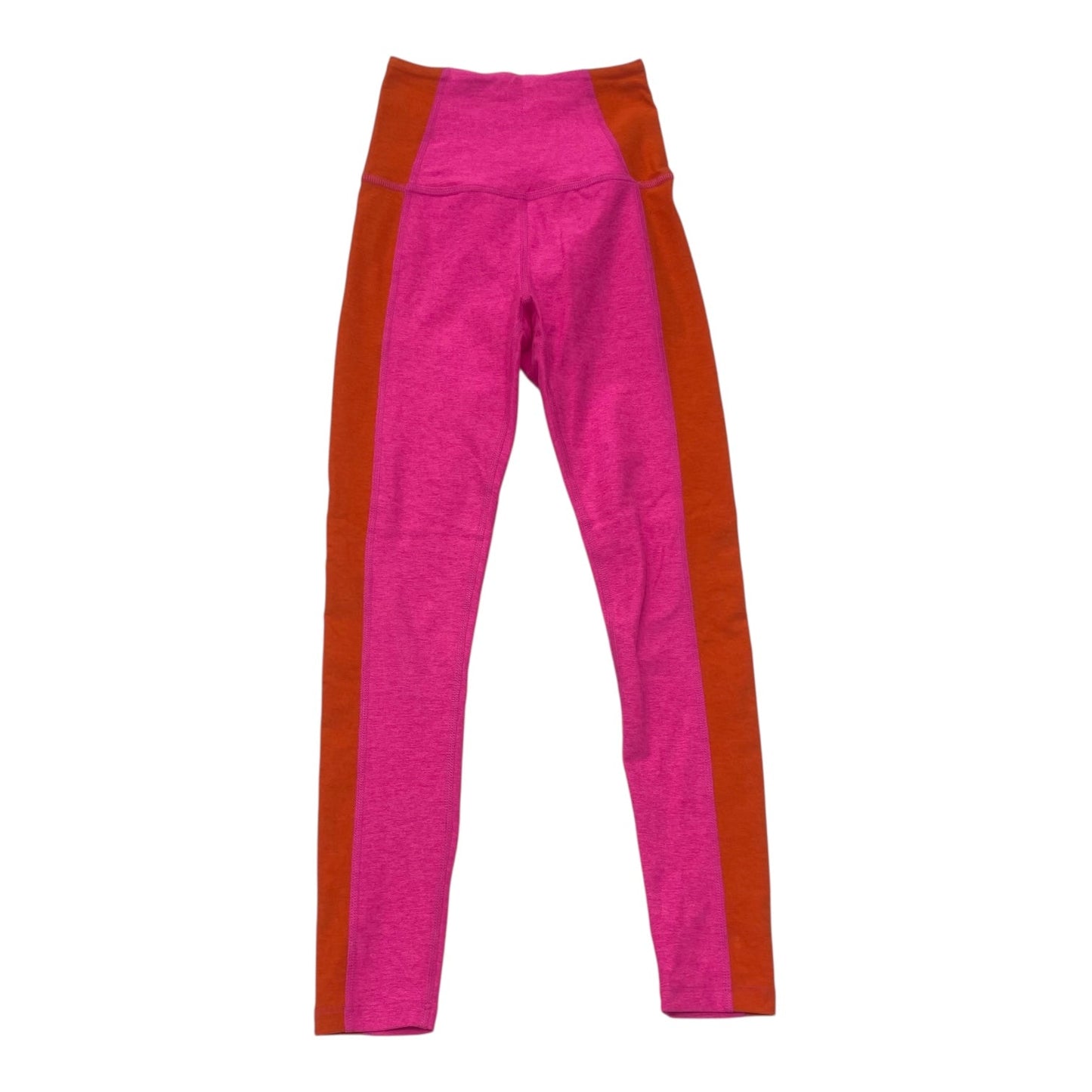 Athletic Leggings By Beyond Yoga In Orange & Pink, Size:Xs