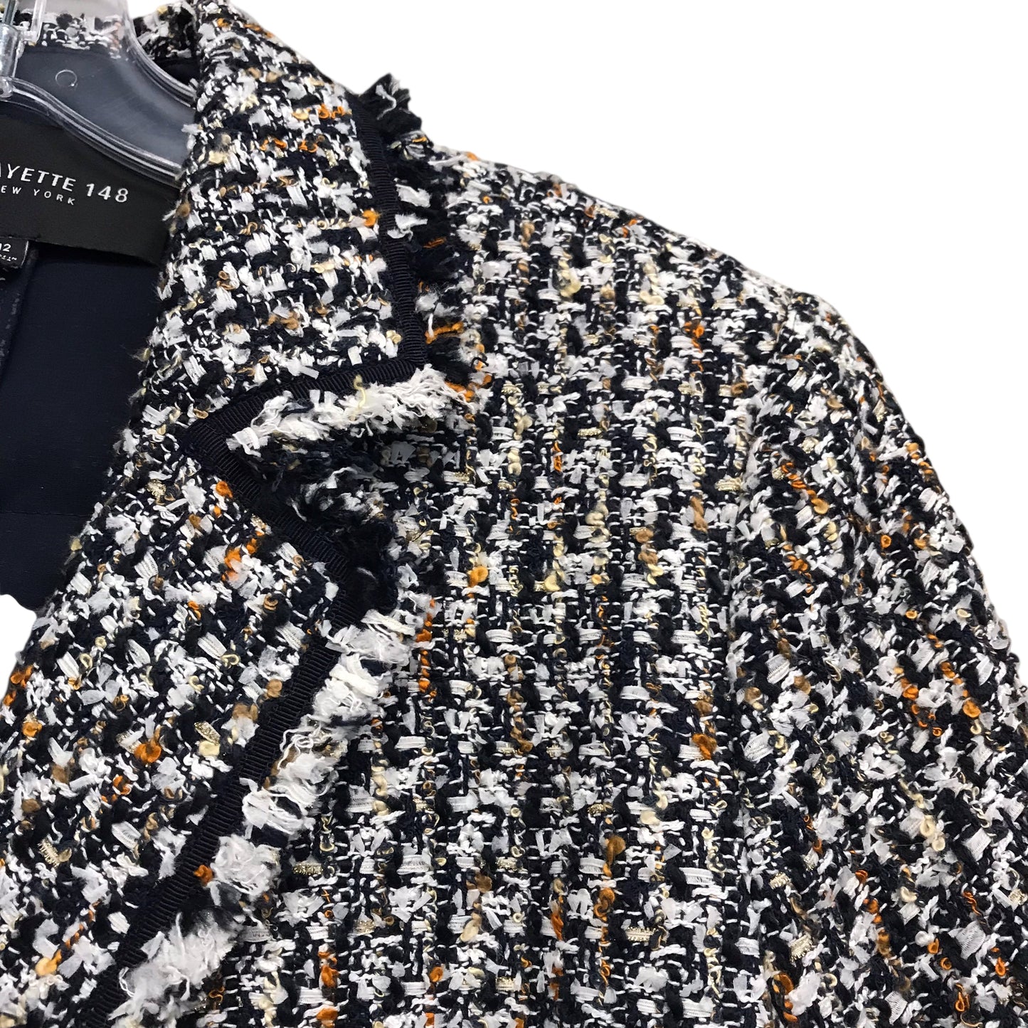 Blazer Designer By Lafayette 148 In Multi, Size:L