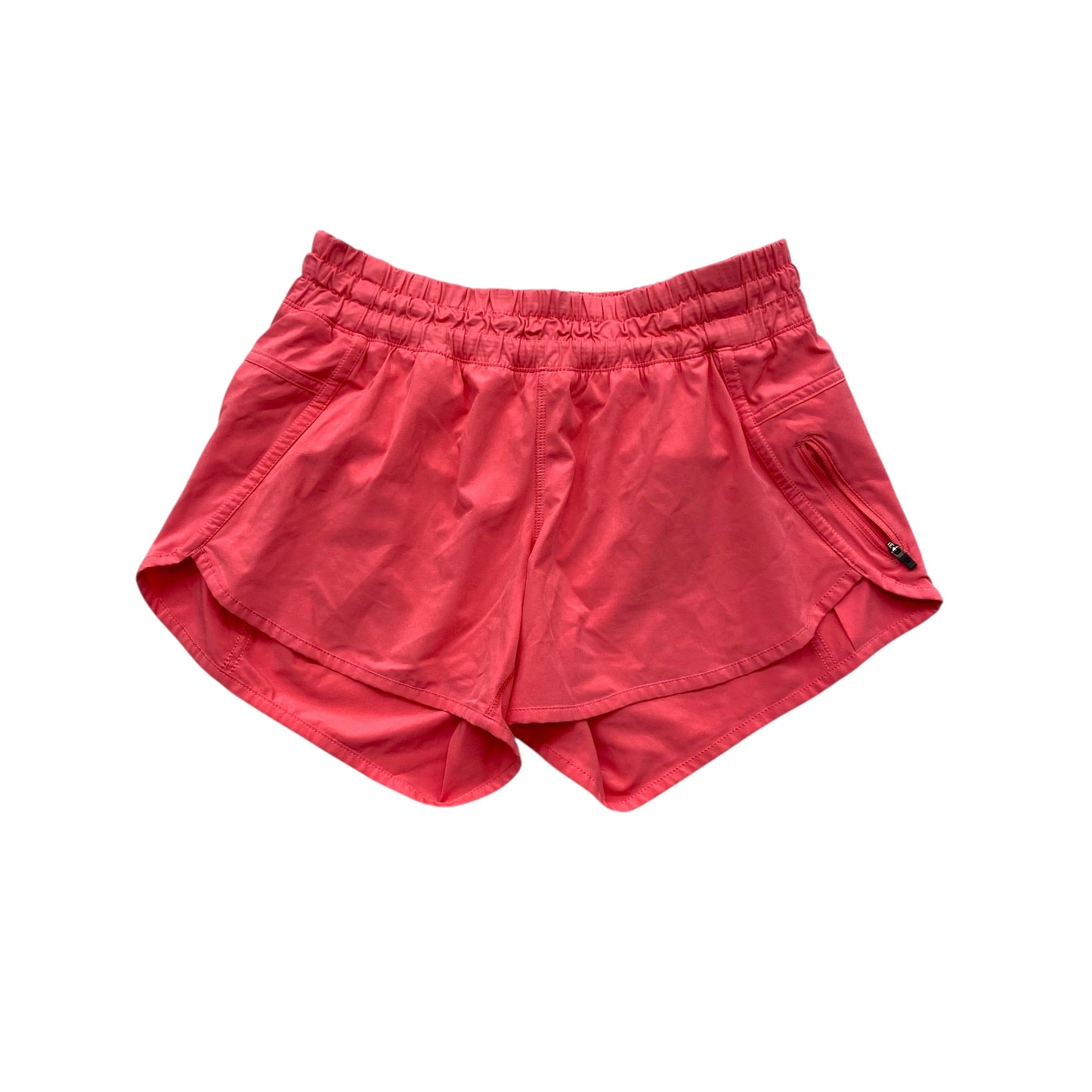 Athletic Shorts By Lululemon In Pink, Size:8
