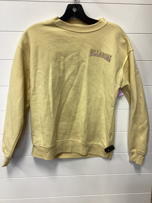 Top Ls By Billabong In Yellow, Size:S