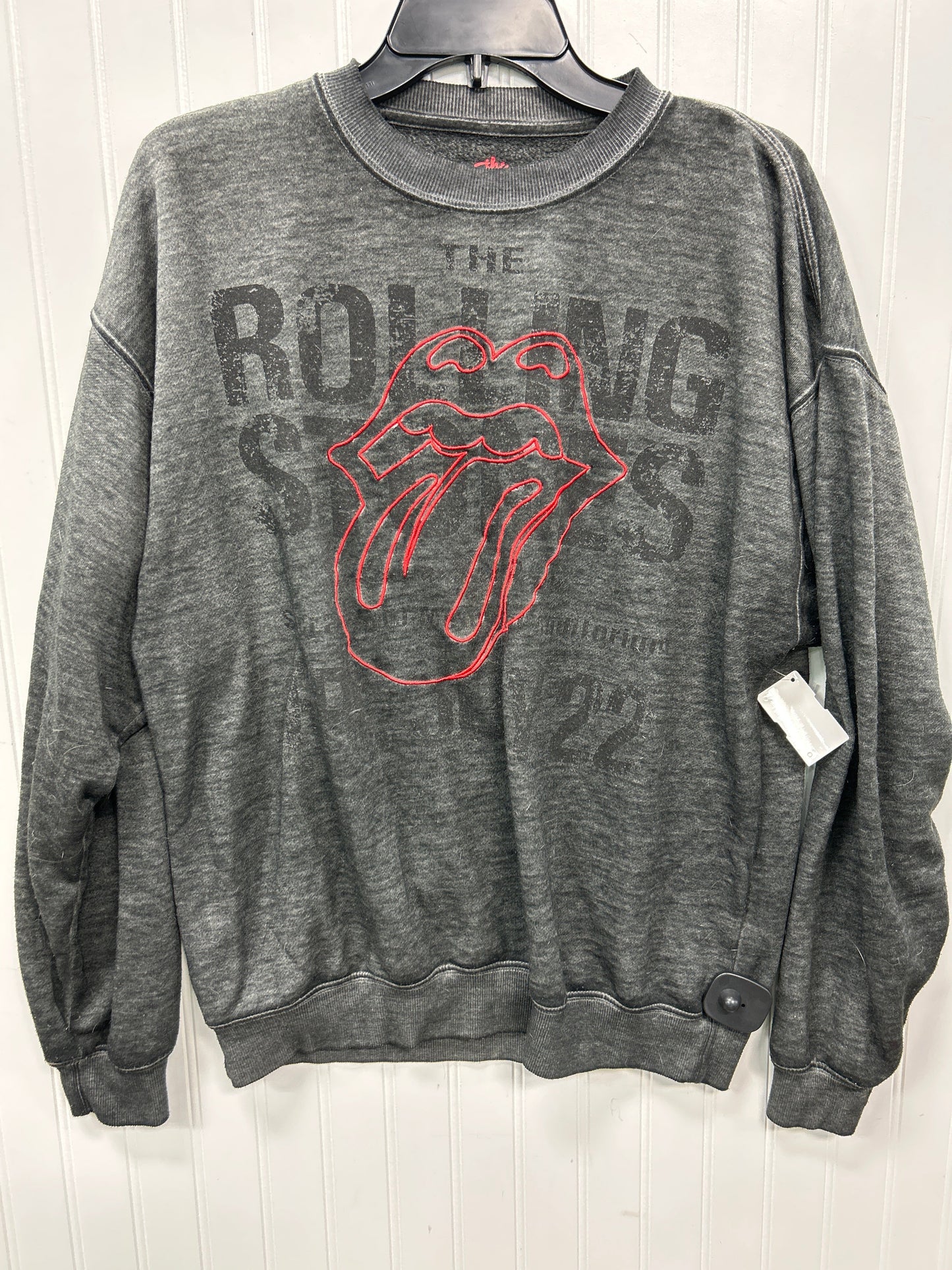 Top Ls By Clothes Mentor In Grey, Size:M