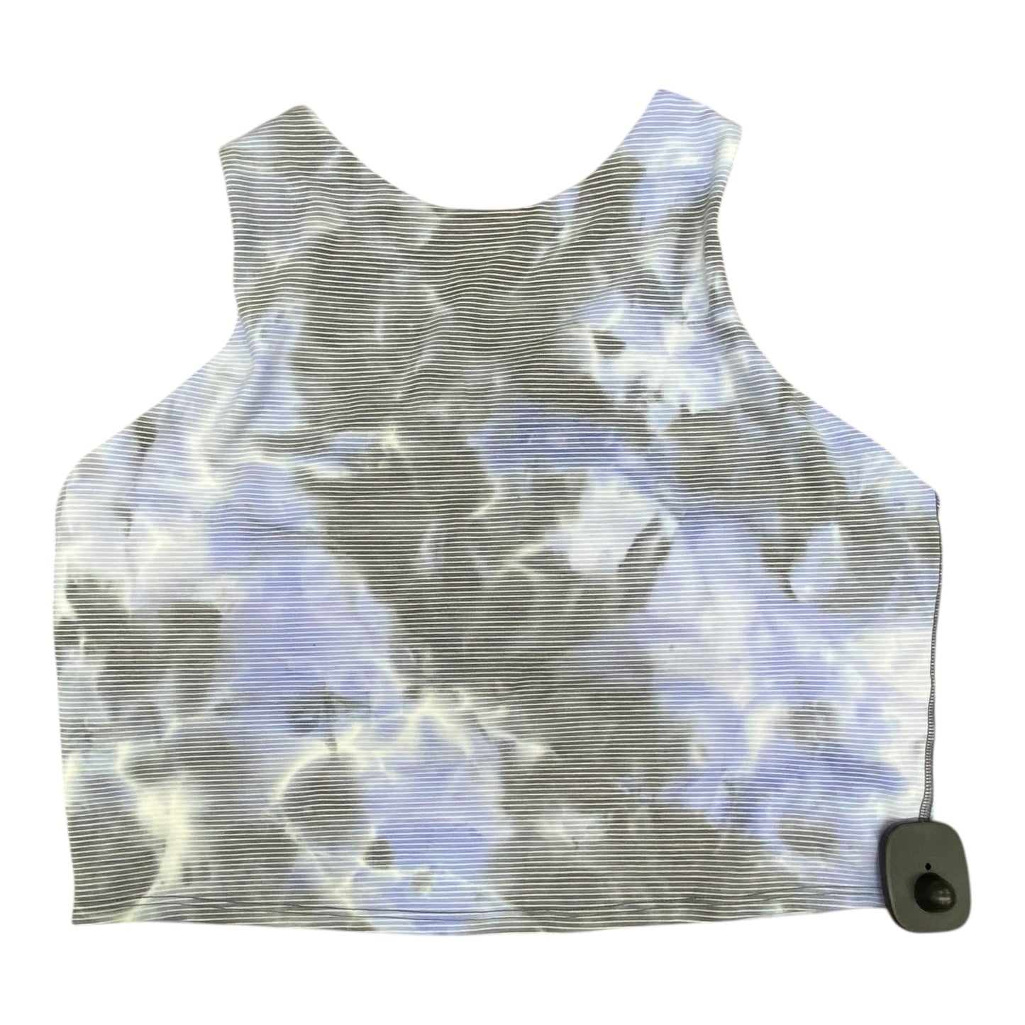 Athletic Bra By Athleta In Blue & Grey, Size:L