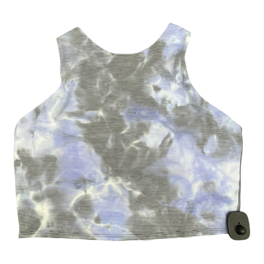 Athletic Bra By Athleta In Blue & Grey, Size:L