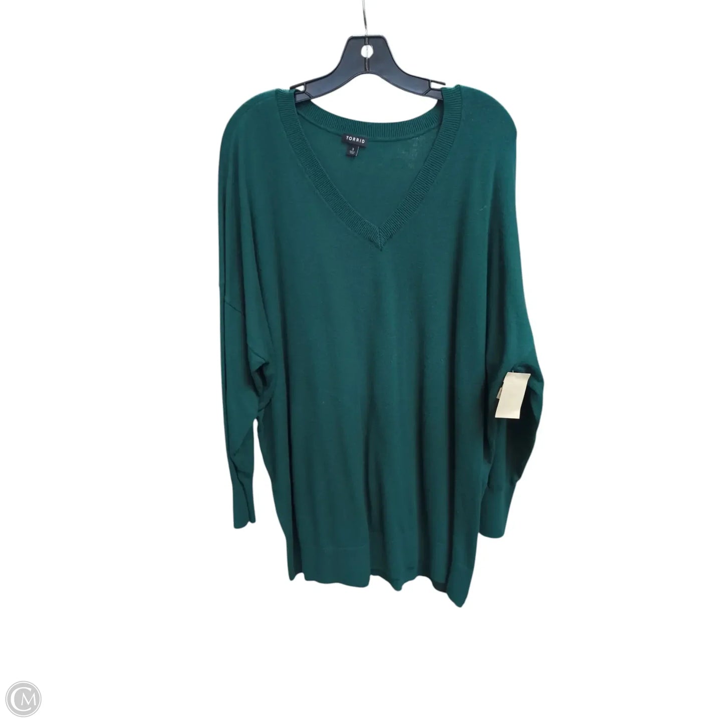 Sweater By Torrid In Green, Size: 3x