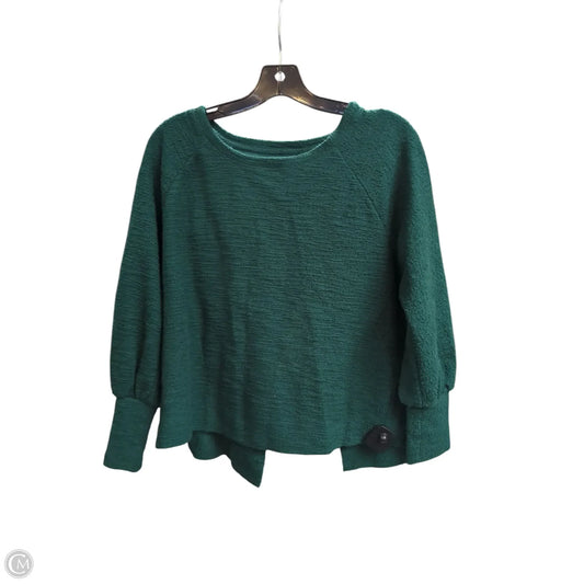 Top Long Sleeve By Anthropologie In Green, Size: Xsp