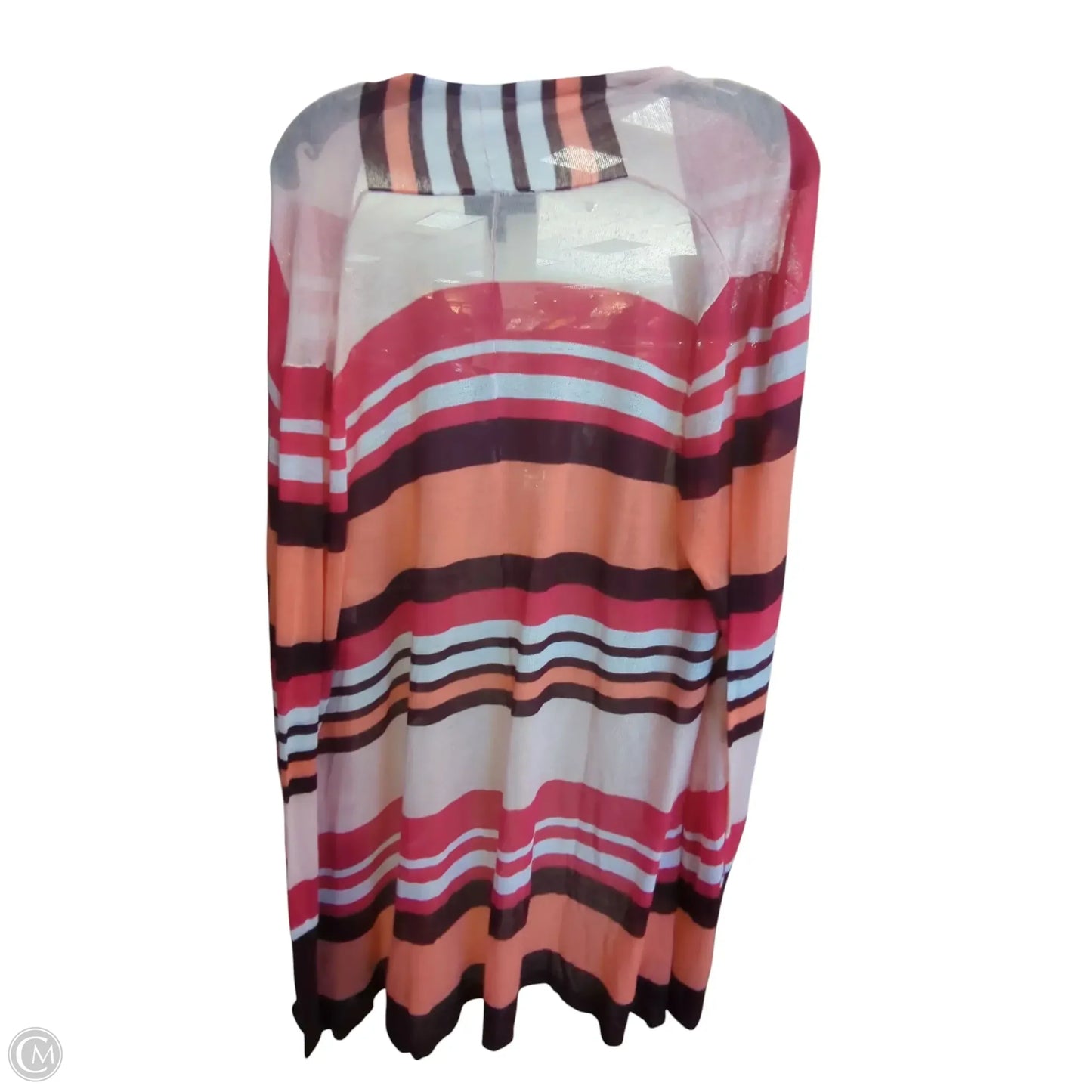 Cardigan By Lane Bryant In Striped Pattern, Size: 1x