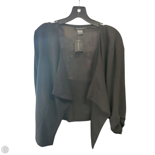 Cardigan By Ashley Stewart In Black, Size: 1x