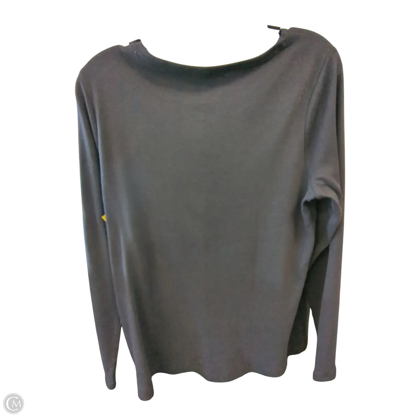 Top Long Sleeve By Croft And Barrow In Black, Size: M