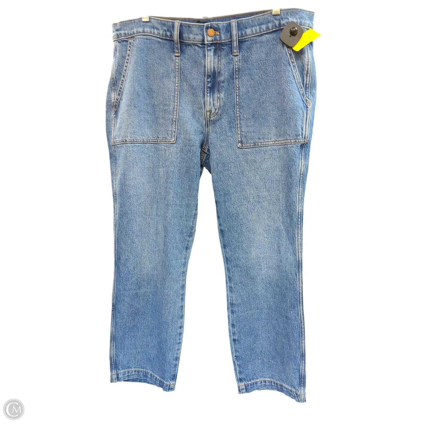 Jeans Straight By J. Crew In Blue Denim, Size: 14