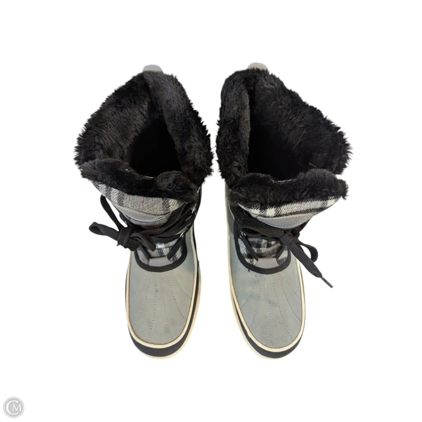 Boots Snow By Comfortview In Grey, Size: 11