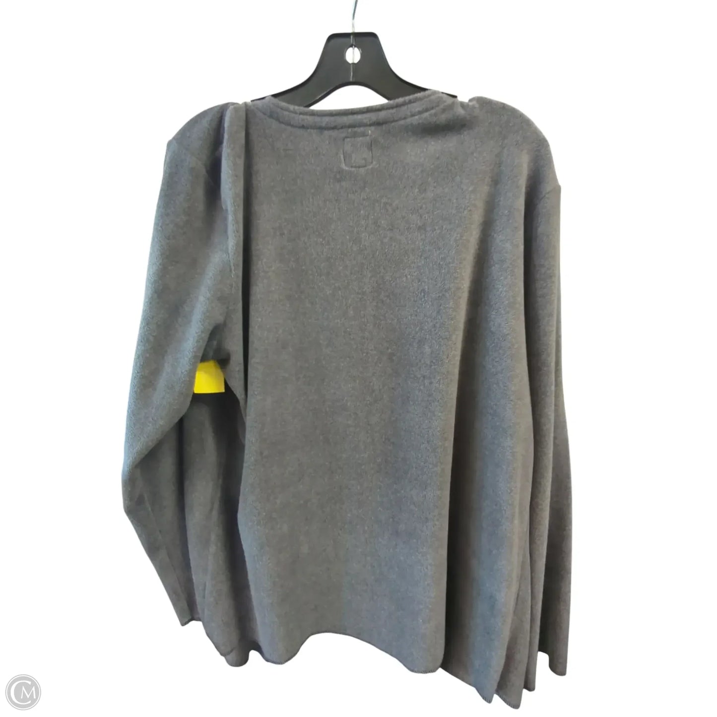 Cardigan By Anne Klein In Grey, Size: Xl