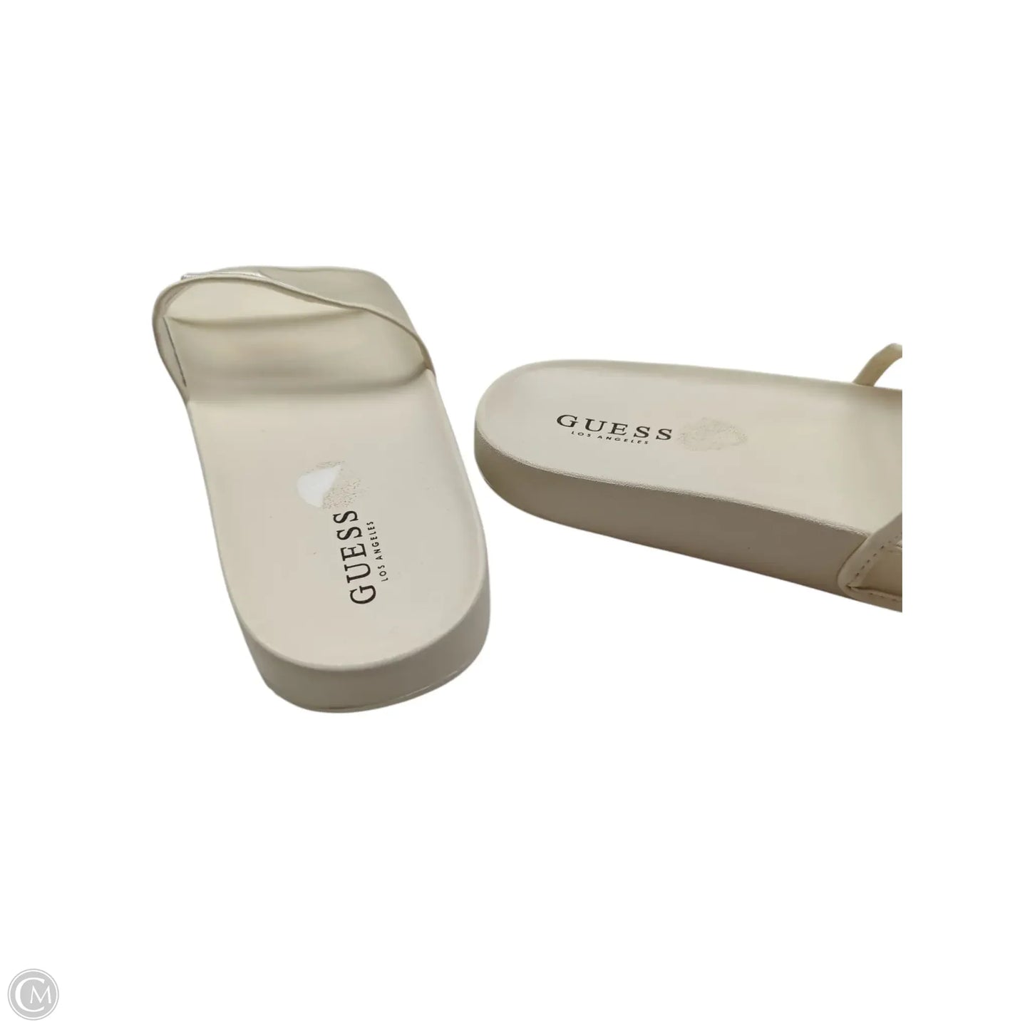 Sandals Flats By Guess In White, Size: 10