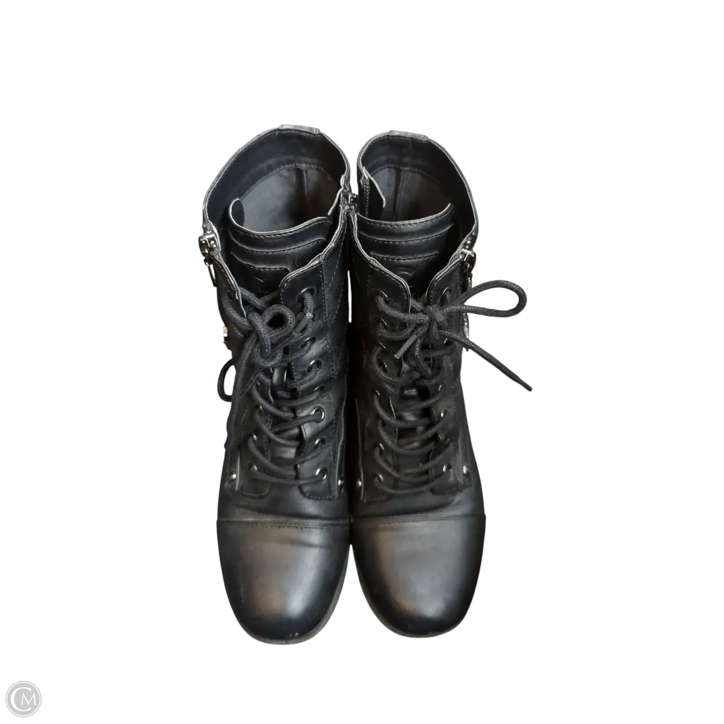 Boots Combat By G By Guess In Black, Size: 8.5