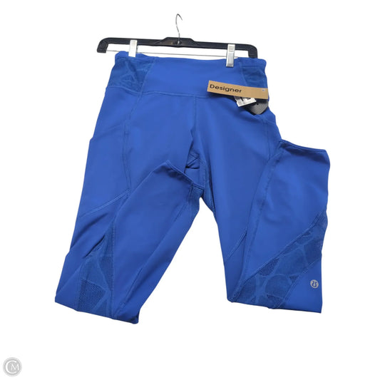 Athletic Leggings By Lululemon In Blue, Size: 6