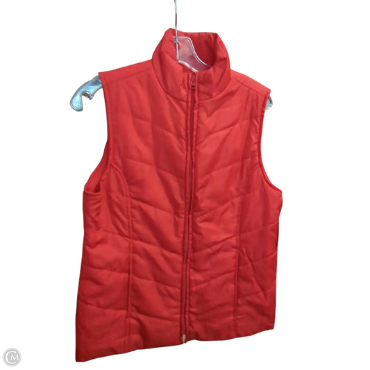 Vest Puffer & Quilted By Kim Rogers In Red, Size: Sp