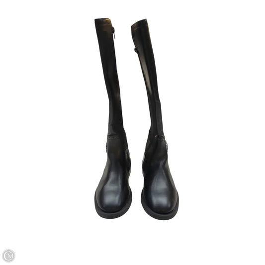 Boots Mid-calf Flats By St Johns Bay In Black, Size: 7