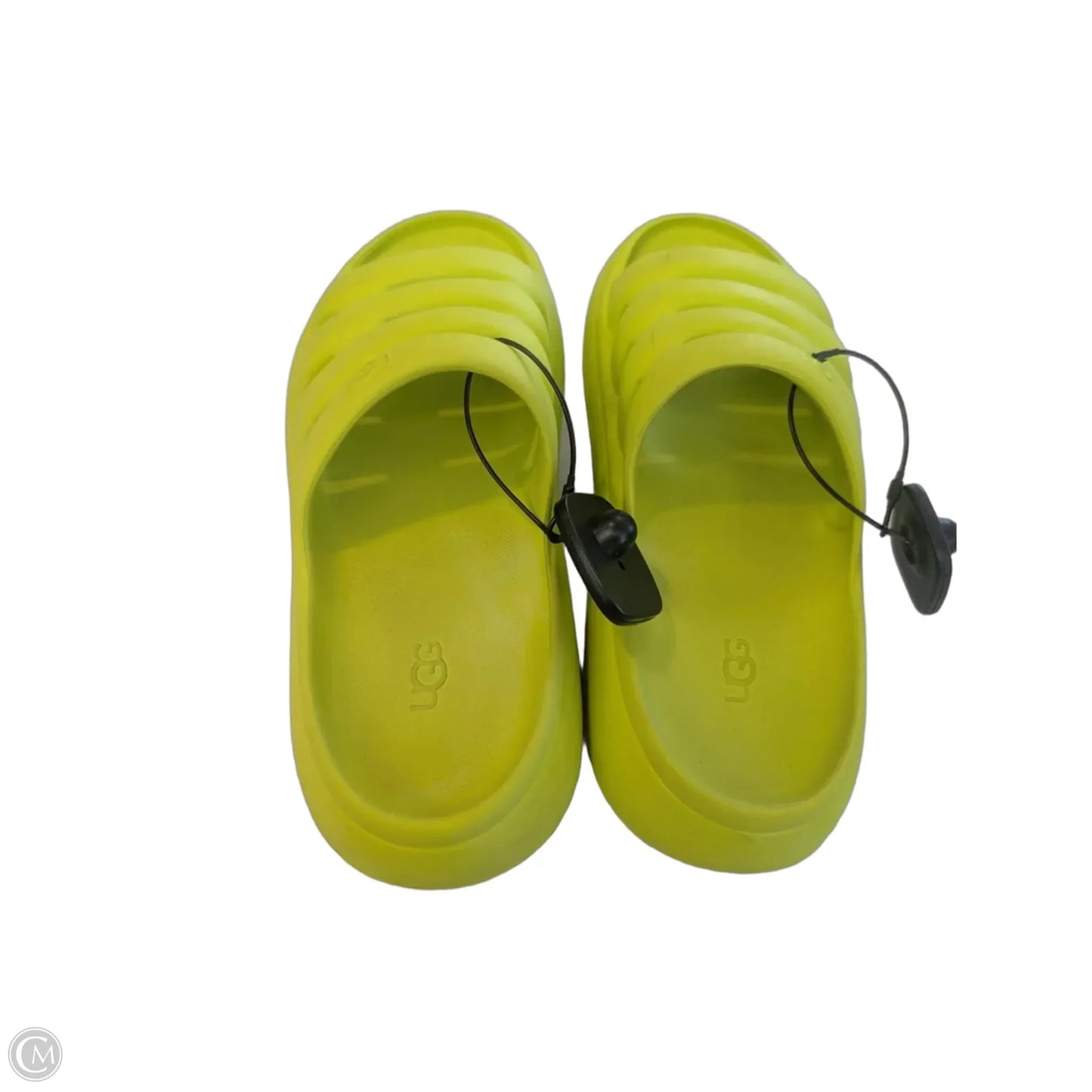 Sandals Designer By Ugg In Green, Size: 8