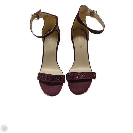 Shoes Heels Stiletto By Marc Fisher In Maroon, Size: 7.5