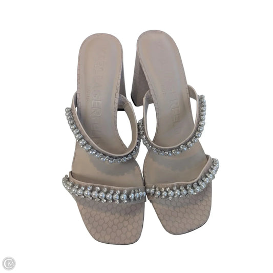 Shoes Designer By Karl Lagerfeld In Taupe, Size: 11