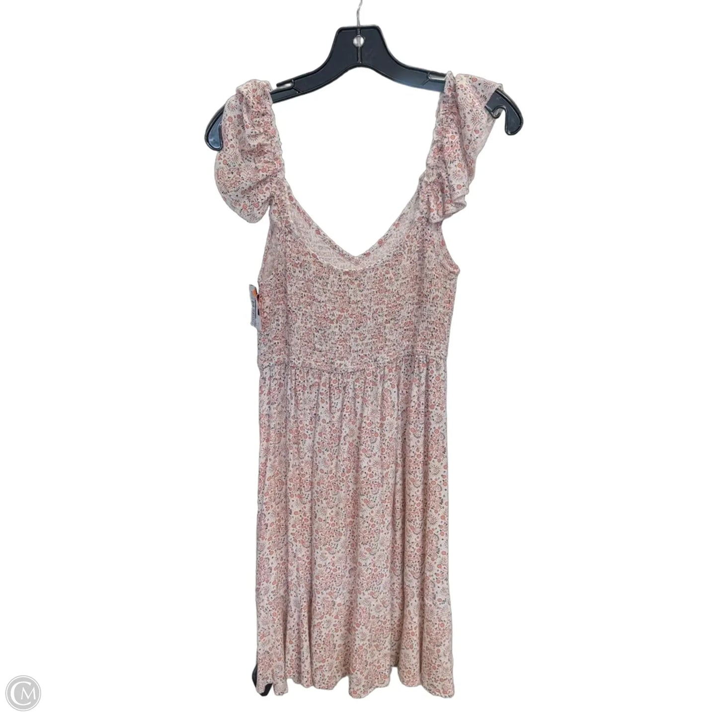 Dress Casual Short By Japna In Pink & White, Size: M