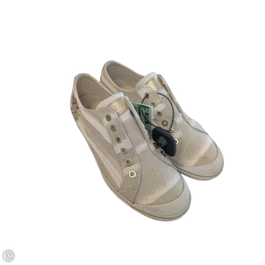Shoes Designer By Coach In Gold, Size: 9