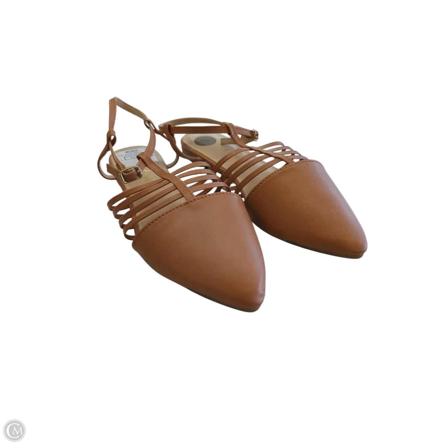 Shoes Flats By Clothes Mentor In Brown, Size: 8