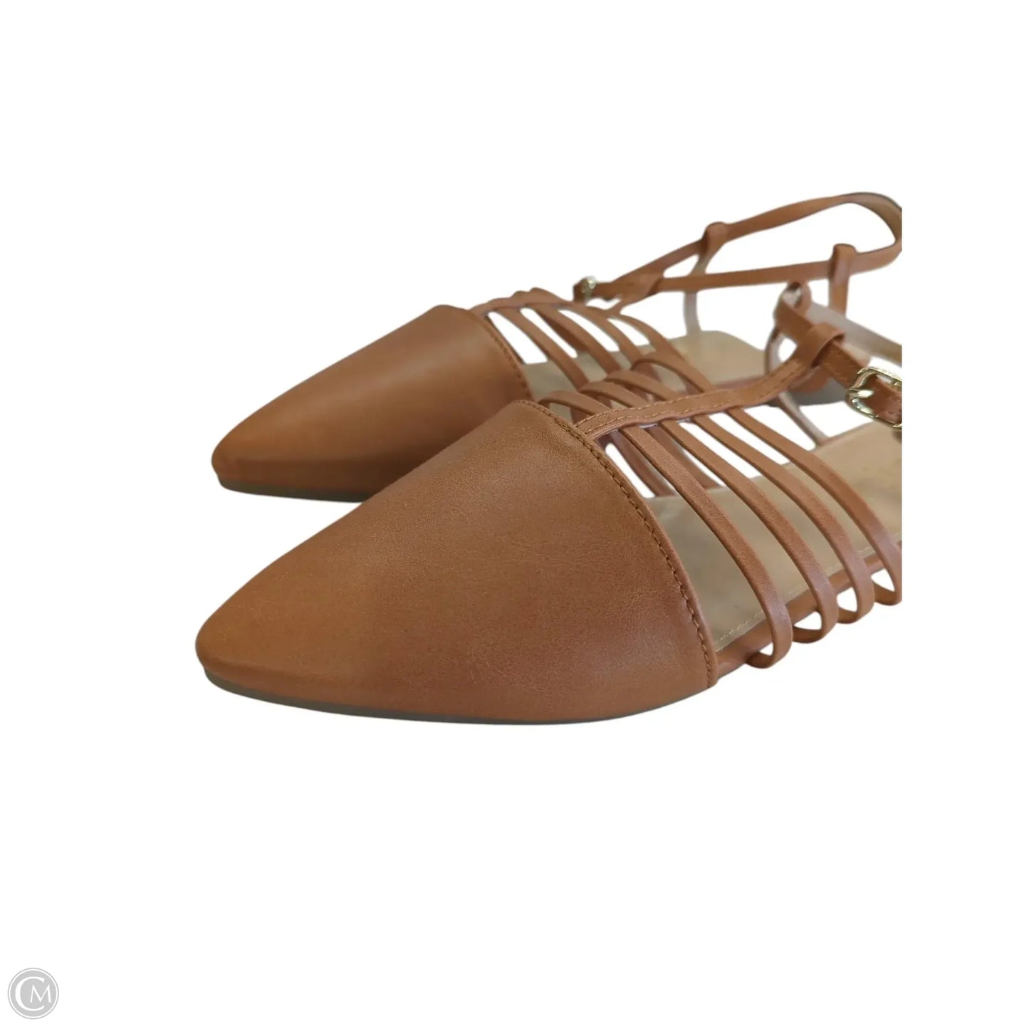 Shoes Flats By Clothes Mentor In Brown, Size: 8