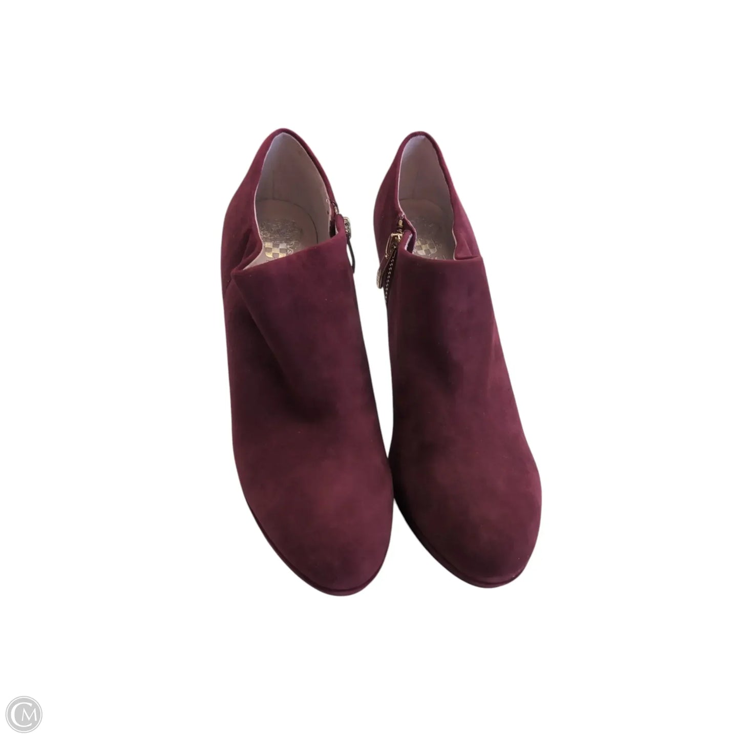 Boots Ankle Heels By Vince Camuto In Red, Size: 8.5