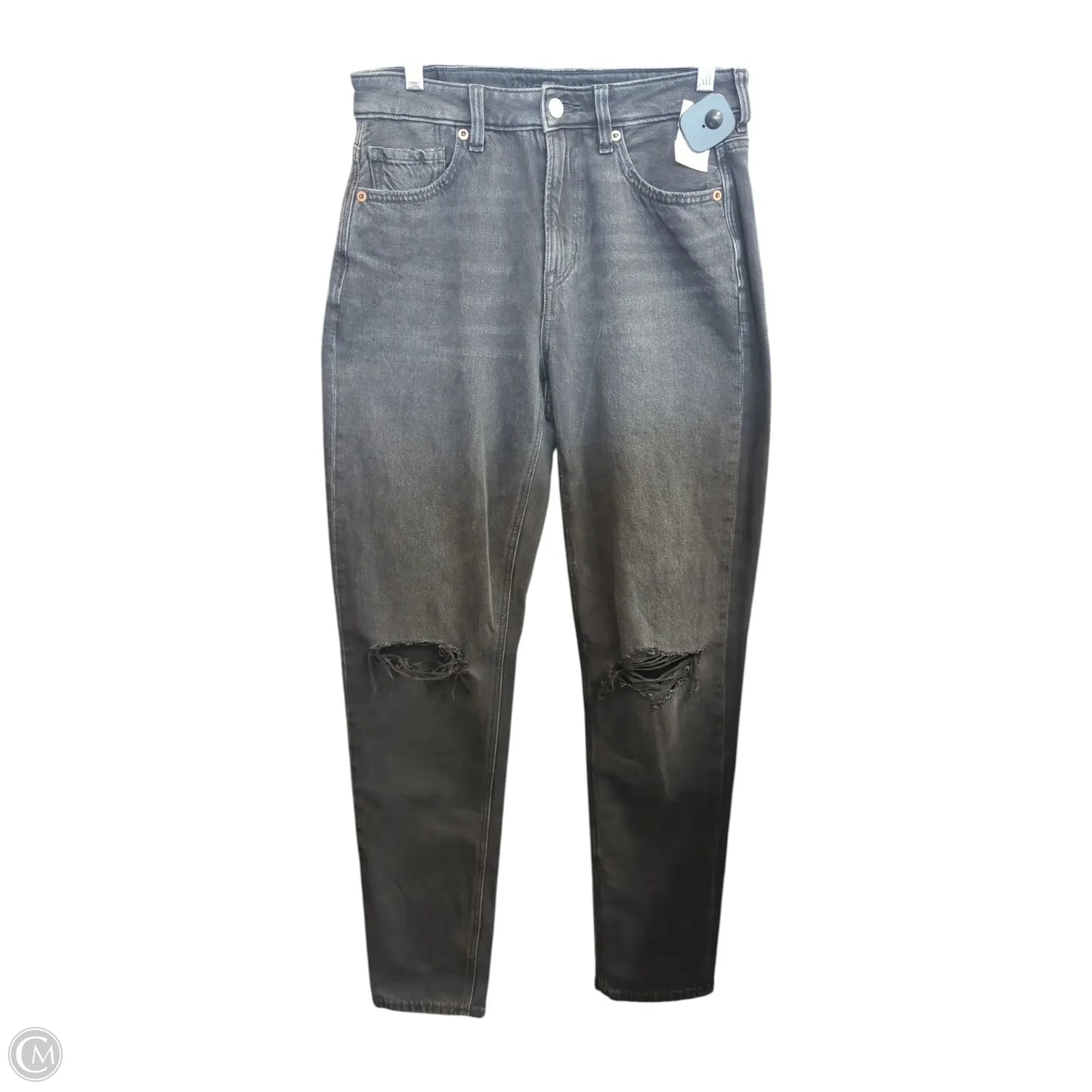 Jeans Straight By American Eagle In Black, Size: 2l