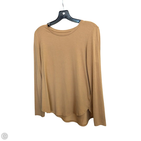 Top Long Sleeve By Tahari By Arthur Levine In Brown, Size: Sp
