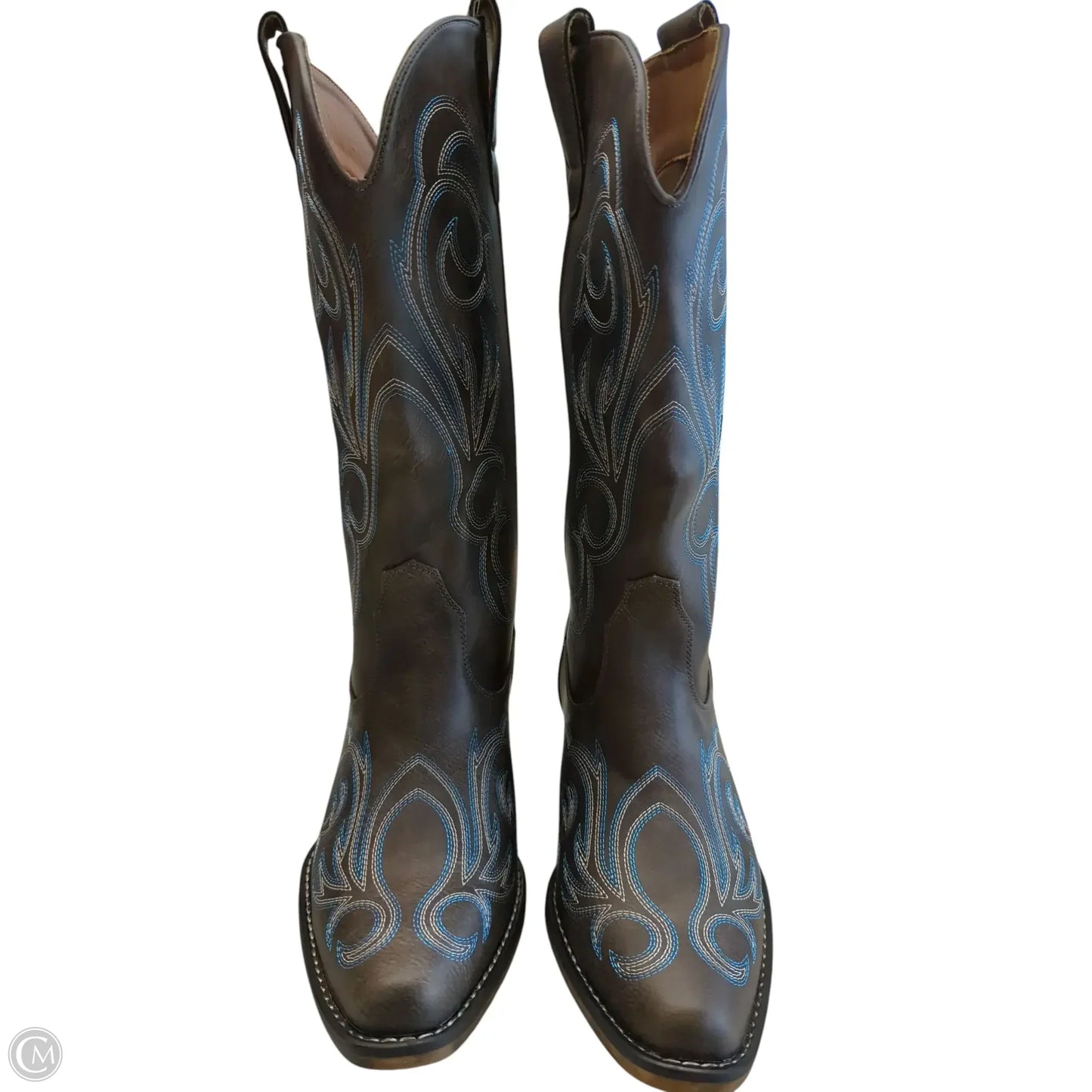 Boots Western By Clothes Mentor In Brown, Size: 11
