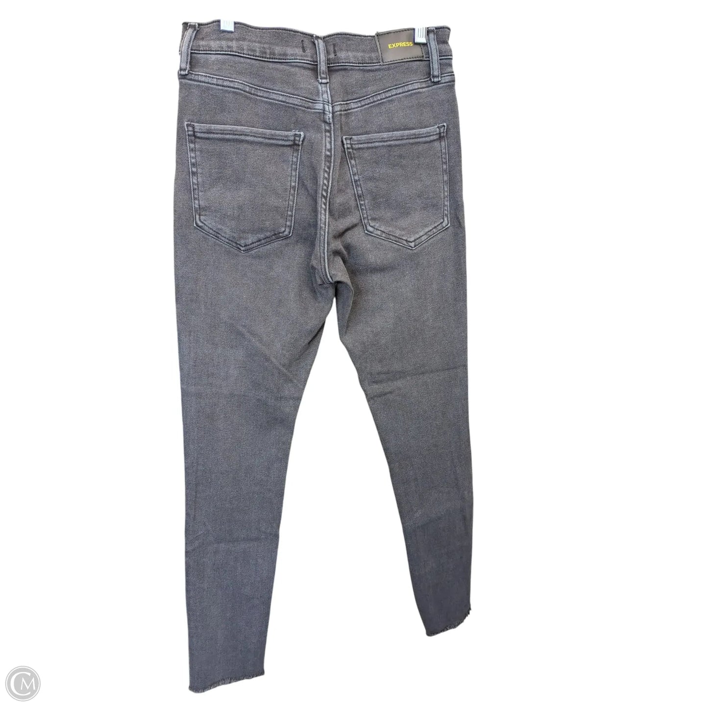 Jeans Skinny By Express In Black Denim, Size: 4