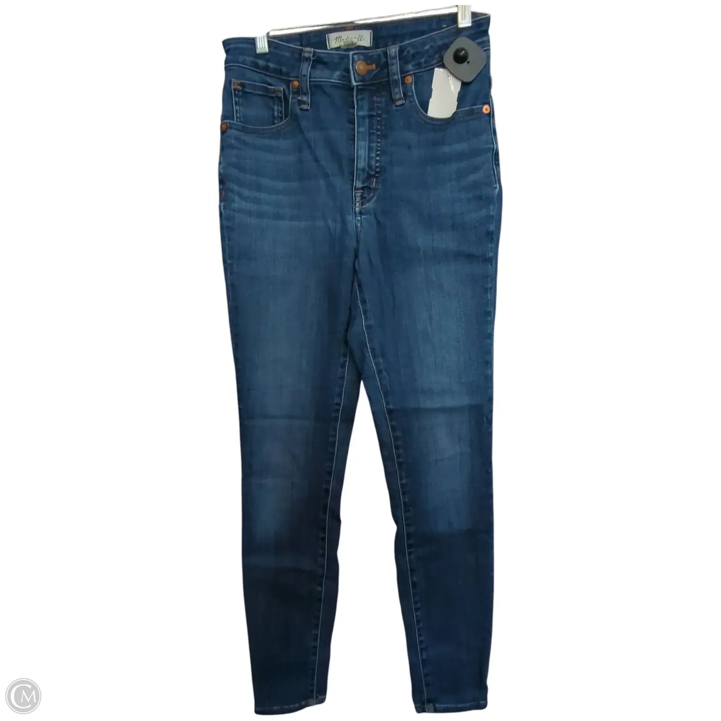 Jeans Skinny By Madewell In Blue Denim, Size: 0