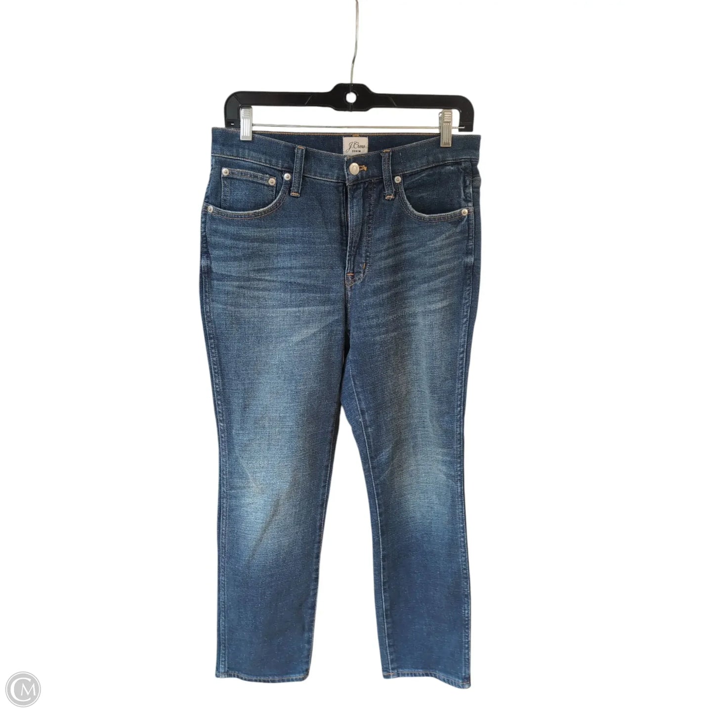 Jeans Skinny By J. Crew In Blue Denim, Size: 4p